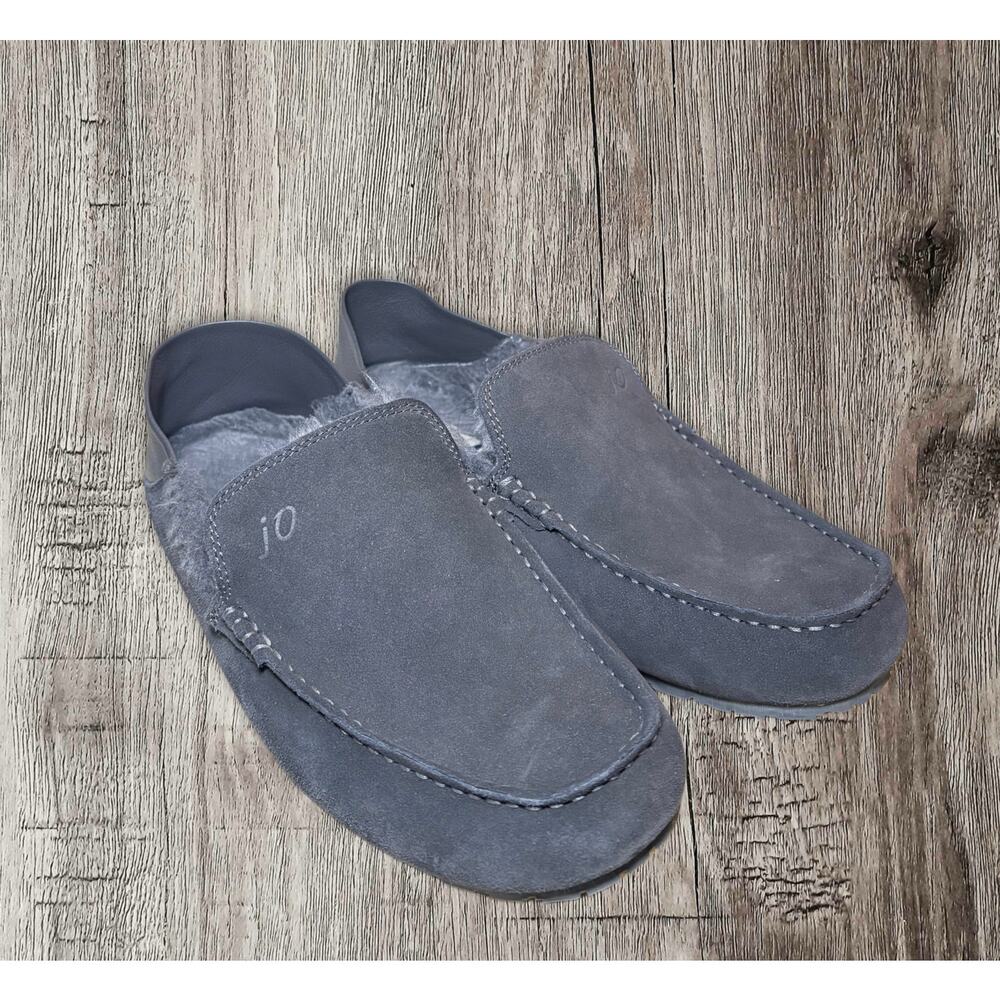 Johnnie‎ O sofa slippers gray size 11M